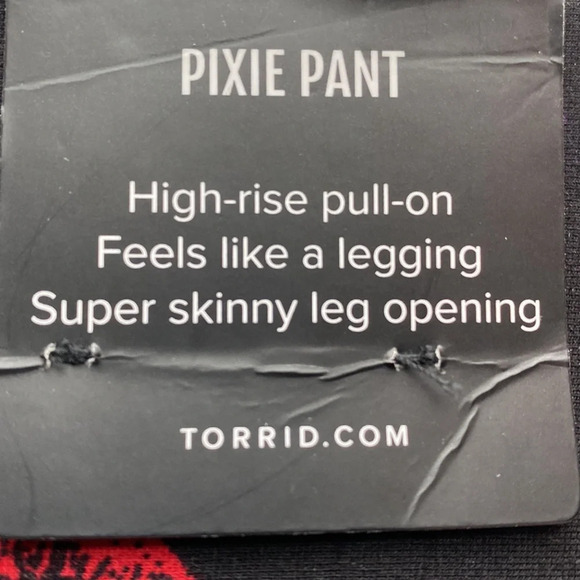 TORRID NEW Pocket Pixie Luxe Ponte Lips Pants Plus Size 3X - Picture 10 of 11